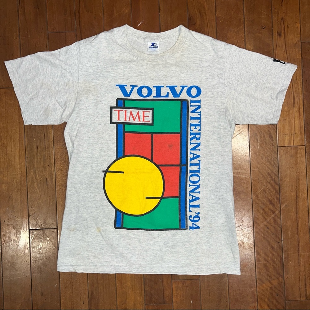 Vintage men’s Tennis tournament shirt Volvo International Time Magazine Size M
